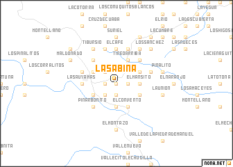 map of La Sabina