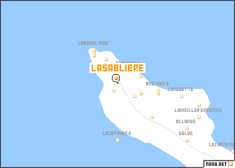 map of La Sablière