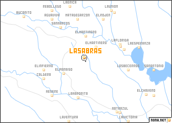 map of Las Abras