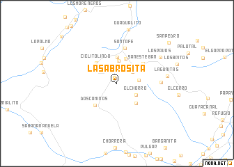 map of La Sabrosita