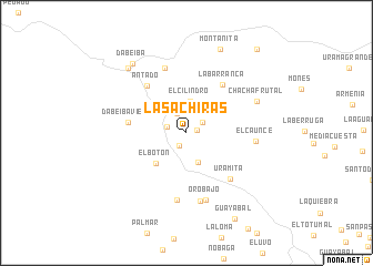 map of Las Achiras