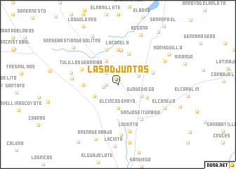 map of Las Adjuntas