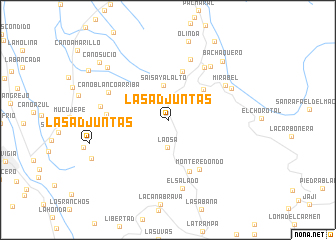 map of Las Adjuntas