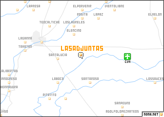 map of Las Adjuntas