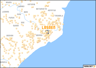 map of Lasaen