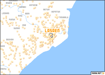 map of Lasaen