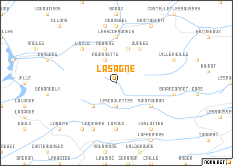 map of La Sagne