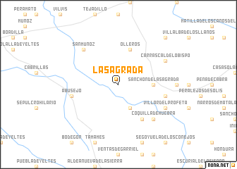 map of La Sagrada