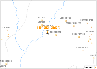 map of Las Aguadas