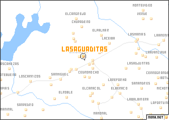 map of Las Aguaditas