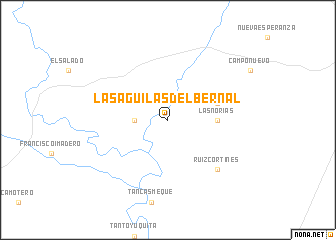map of Las Águilas del Bernal