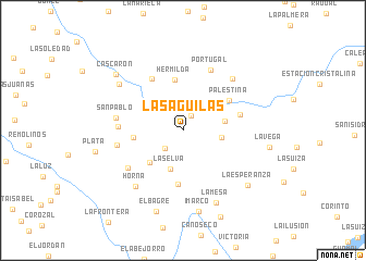 map of Las Aguilas