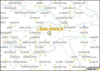 map of La Salamanca