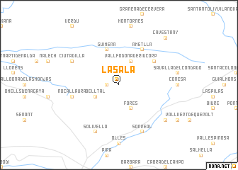 map of La Sala