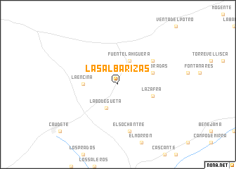 map of Las Albarizas