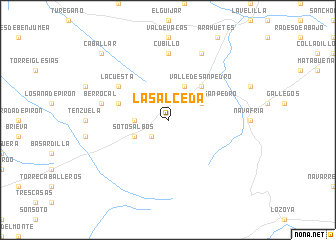map of La Salceda