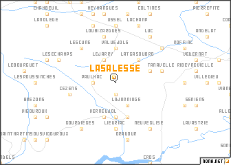 map of La Salesse