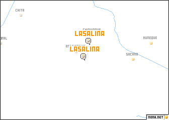 map of La Salina