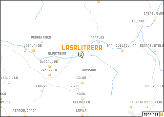 map of La Salitrera