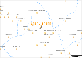 map of La Salitrera