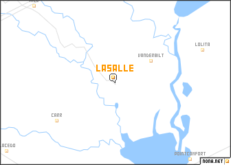 map of La Salle