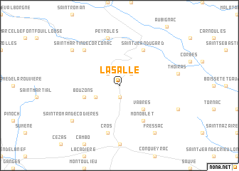 map of Lasalle