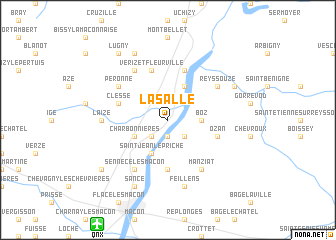 map of La Salle