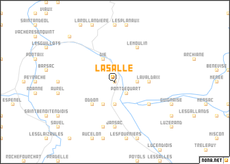 map of La Salle