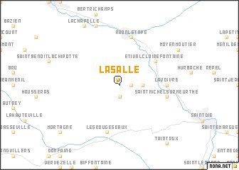 map of La Salle