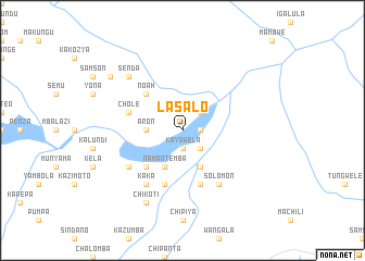 map of Lasalo