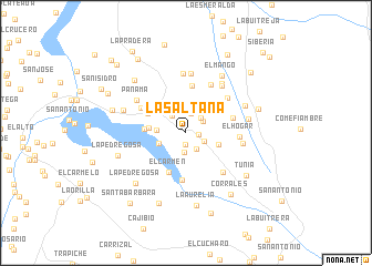 map of La Saltana