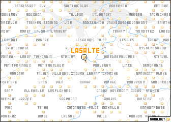 map of La Salte