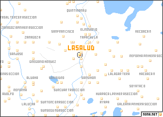 map of La Salud