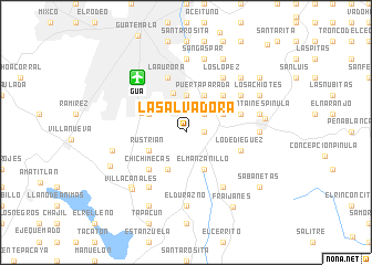 map of La Salvadora