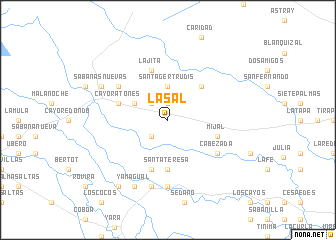 map of La Sal