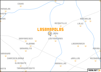 map of Las Amapolas