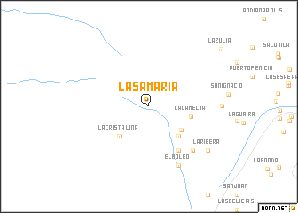 map of La Samaria