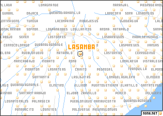 map of La Samba