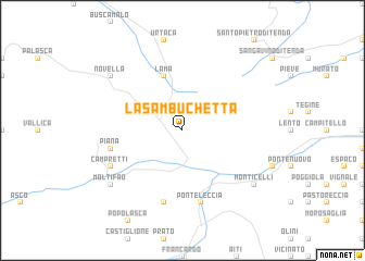 map of La Sambuchetta