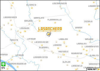map of La Sanchera