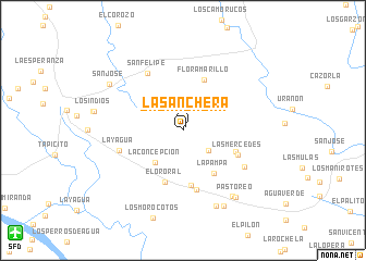 map of La Sanchera