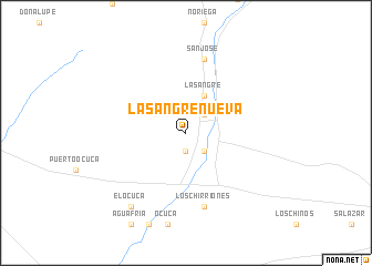 map of La Sangre Nueva