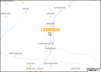 map of La Sangre
