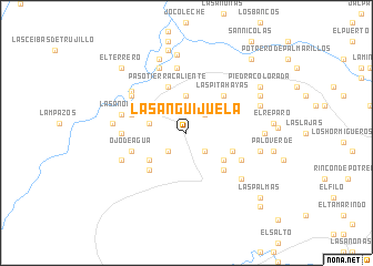 map of La Sanguijuela