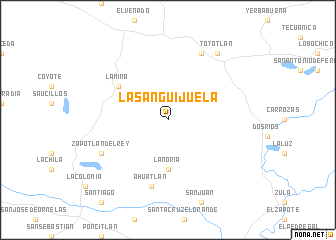 map of La Sanguijuela