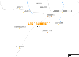 map of La San Juanera
