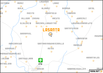 map of La Santa