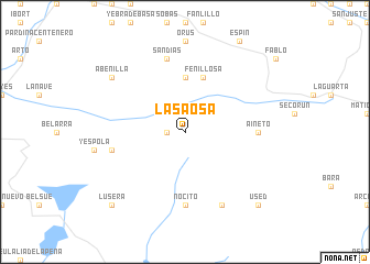 map of Lasaosa