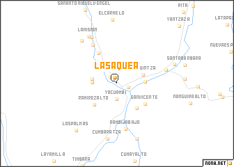 map of La Saquea