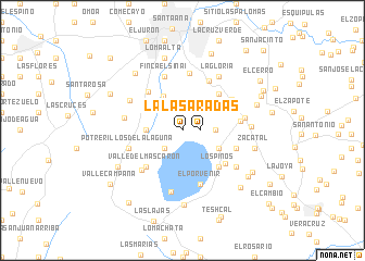 map of Las Aradas